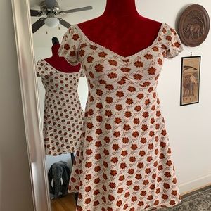 Floral mini dress